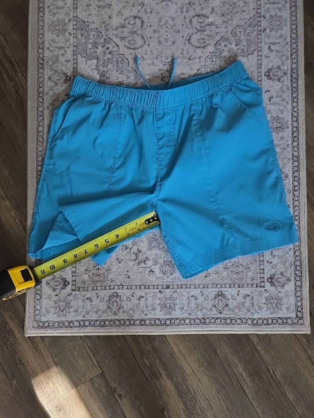 The North Face Men's Med. Class V Hiking Shorts VGUC Aqua blue